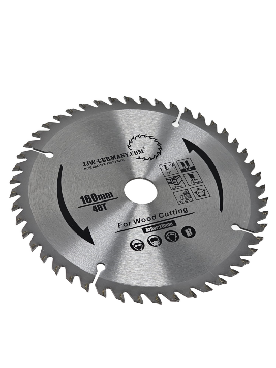 HM - Sägeblatt 160 x 2,2 x 20 mm Z= 48 WZ für Festool Mafell, Industriequalität nach DIN EN 847-1